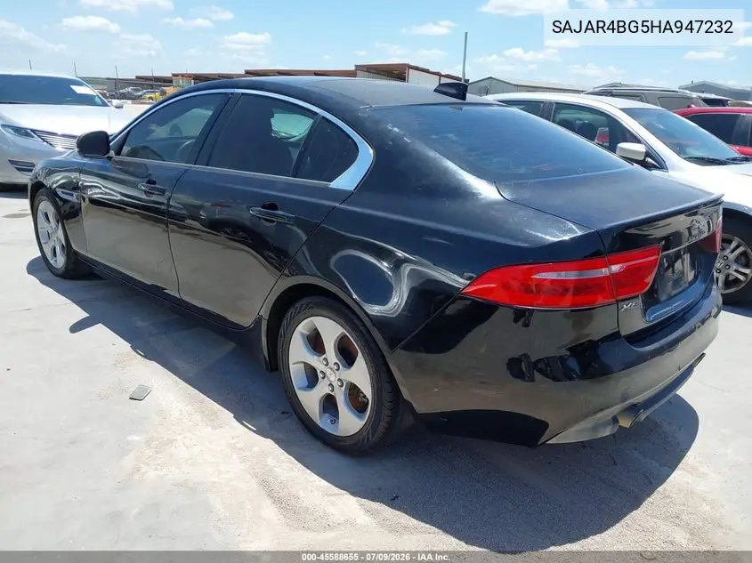 2017 Jaguar Xe 25T VIN: SAJAR4BG5HA947232 Lot: 45588655