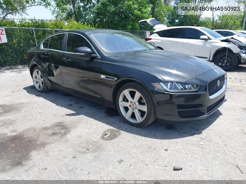 2017 Jaguar Xe 25T Prestige VIN: SAJAE4BG9HA950923 Lot: 45619301