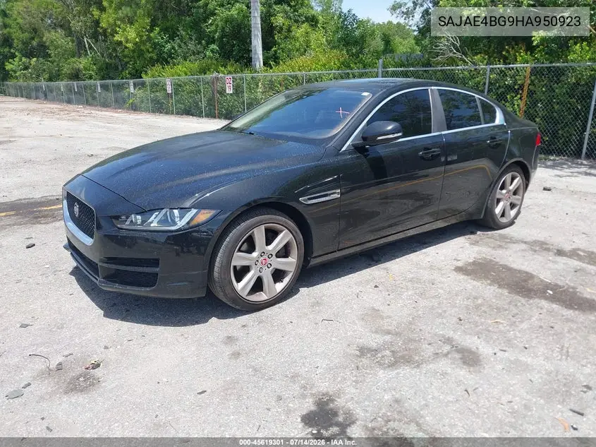2017 Jaguar Xe 25T Prestige VIN: SAJAE4BG9HA950923 Lot: 45619301