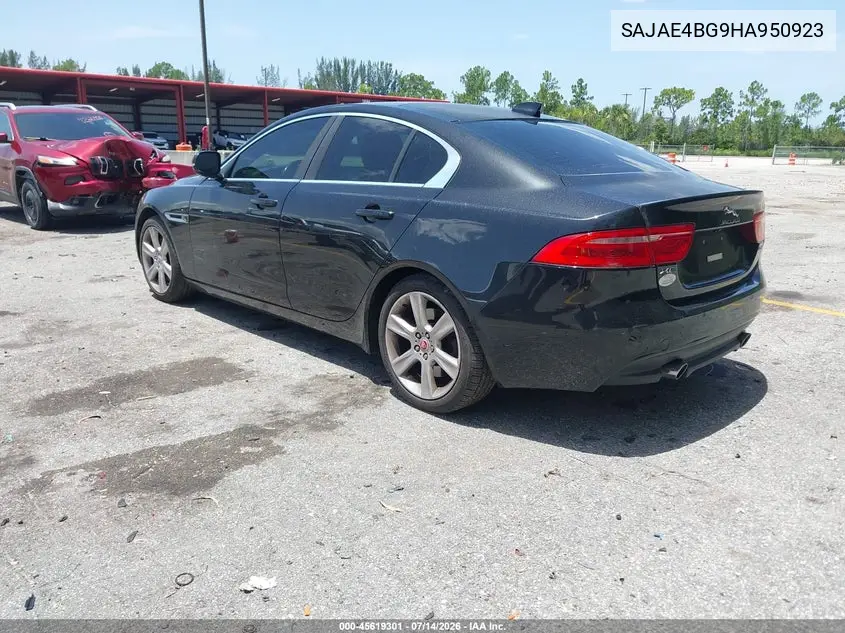 2017 Jaguar Xe 25T Prestige VIN: SAJAE4BG9HA950923 Lot: 45619301