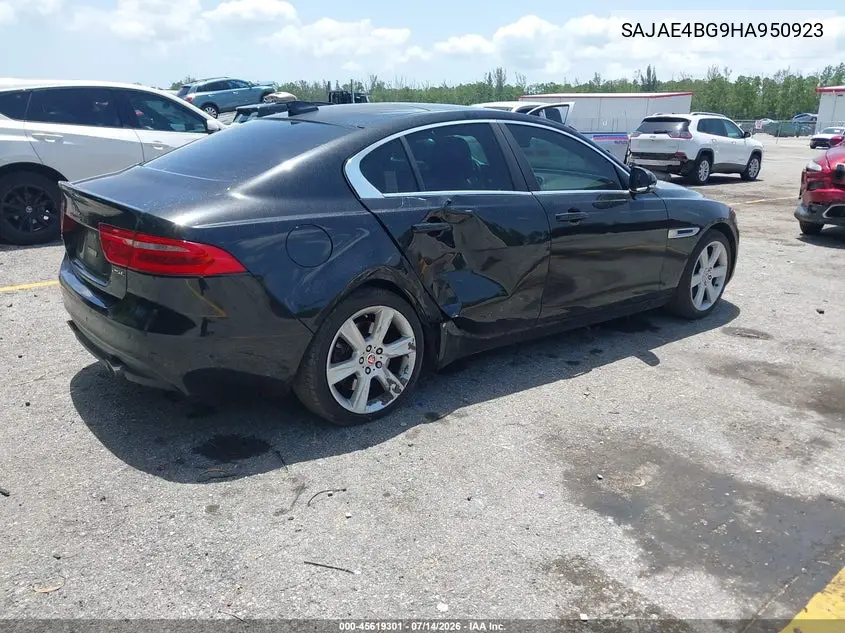 2017 Jaguar Xe 25T Prestige VIN: SAJAE4BG9HA950923 Lot: 45619301