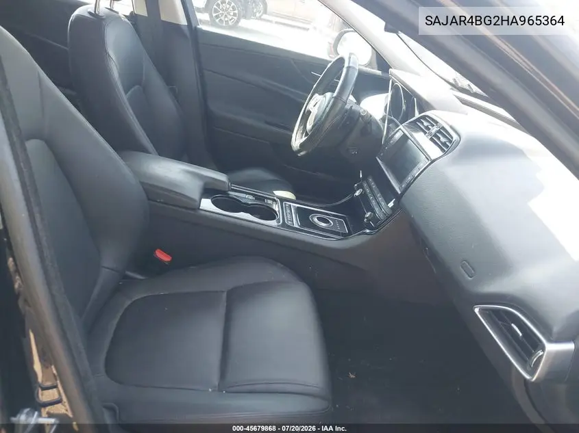 2017 Jaguar Xe 25T VIN: SAJAR4BG2HA965364 Lot: 45679868