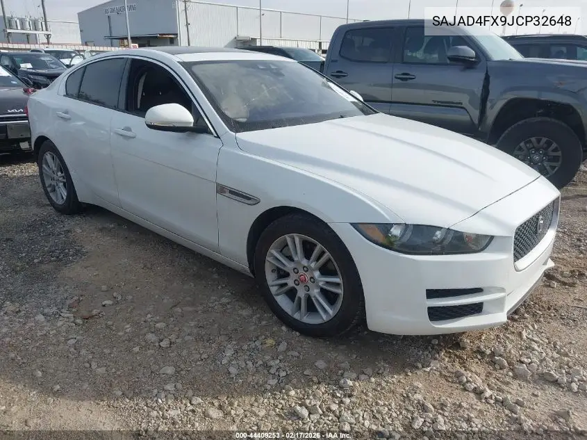 2018 Jaguar Xe 25T Premium VIN: SAJAD4FX9JCP32648 Lot: 44409253