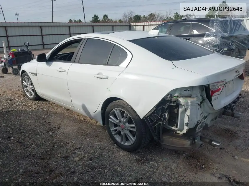2018 Jaguar Xe 25T Premium VIN: SAJAD4FX9JCP32648 Lot: 44409253