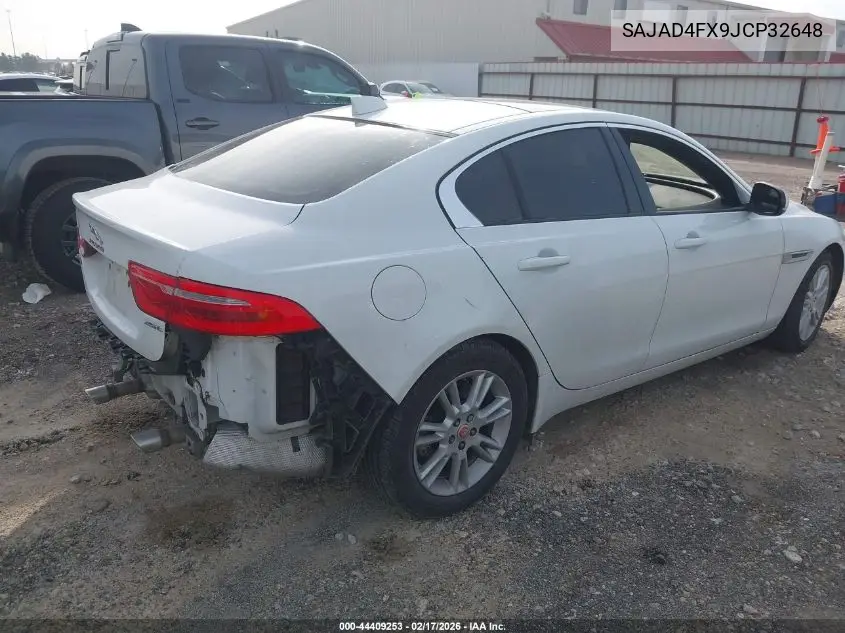 2018 Jaguar Xe 25T Premium VIN: SAJAD4FX9JCP32648 Lot: 44409253