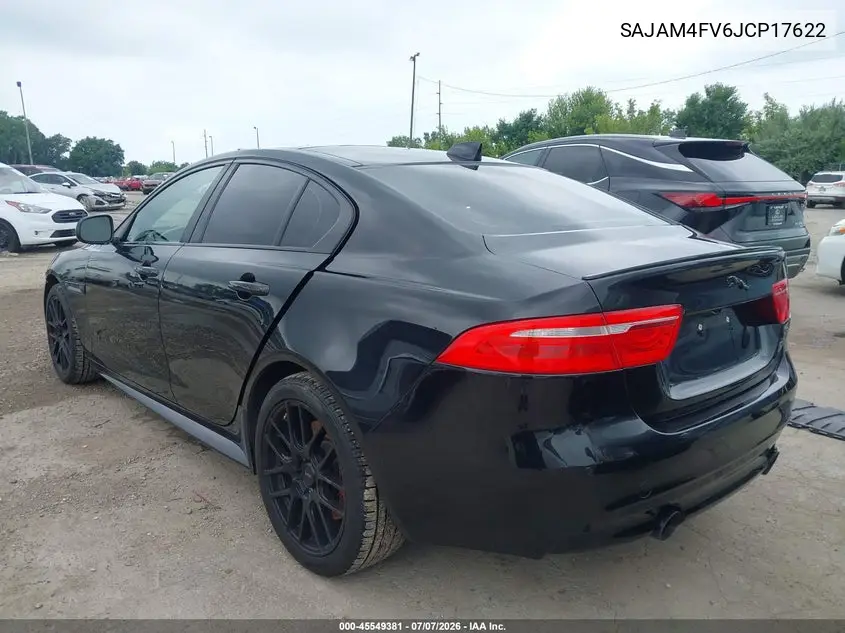 2018 Jaguar Xe S VIN: SAJAM4FV6JCP17622 Lot: 45549381