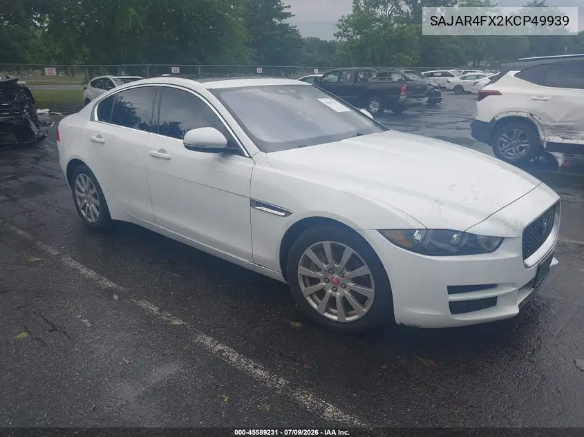 2019 Jaguar Xe 25T VIN: SAJAR4FX2KCP49939 Lot: 45589231