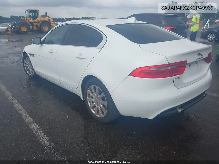 2019 Jaguar Xe 25T VIN: SAJAR4FX2KCP49939 Lot: 45589231