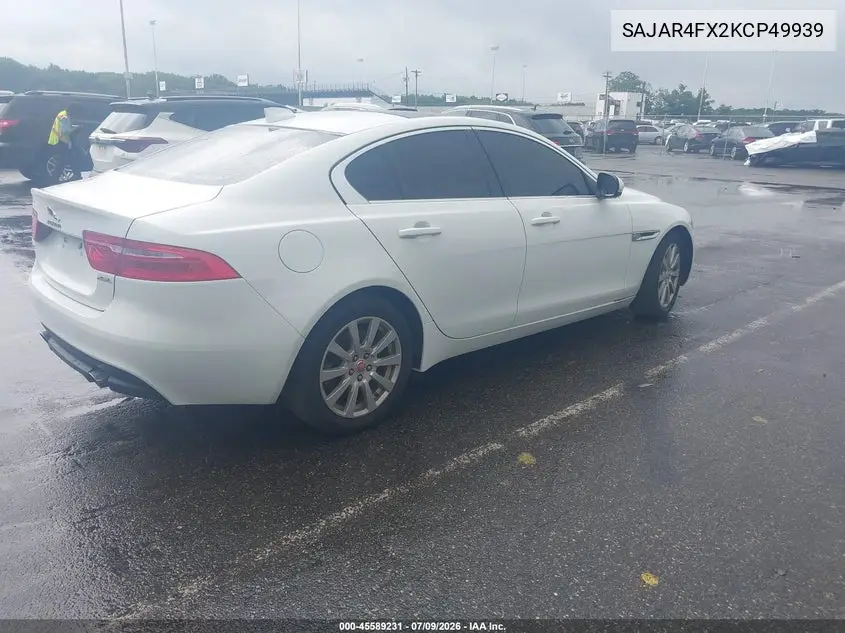 2019 Jaguar Xe 25T VIN: SAJAR4FX2KCP49939 Lot: 45589231