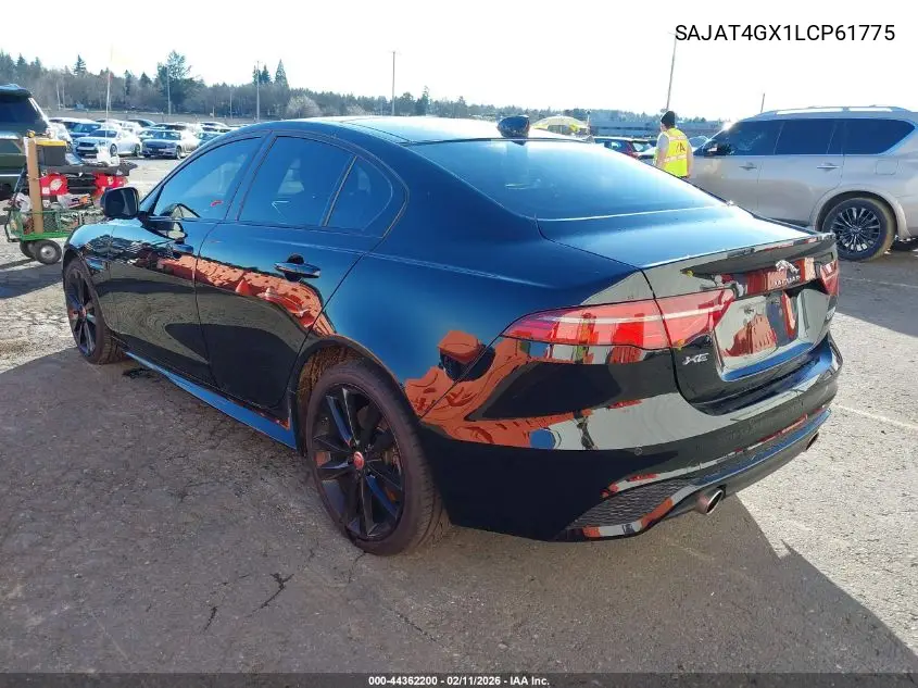 2020 Jaguar Xe R-Dynamic S Awd Automatic VIN: SAJAT4GX1LCP61775 Lot: 44362200