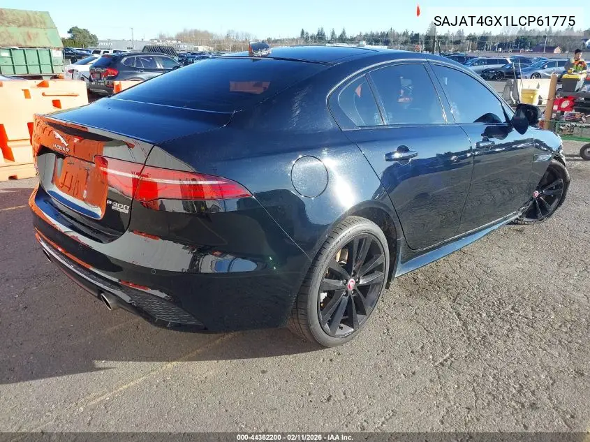 2020 Jaguar Xe R-Dynamic S Awd Automatic VIN: SAJAT4GX1LCP61775 Lot: 44362200