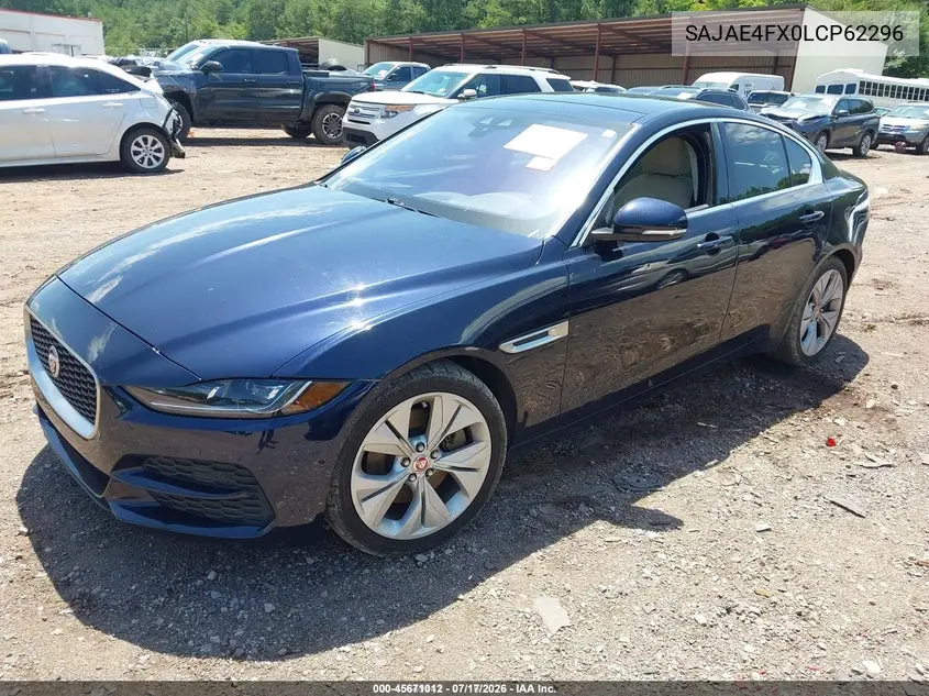2020 Jaguar Xe S Rwd Automatic VIN: SAJAE4FX0LCP62296 Lot: 45671012
