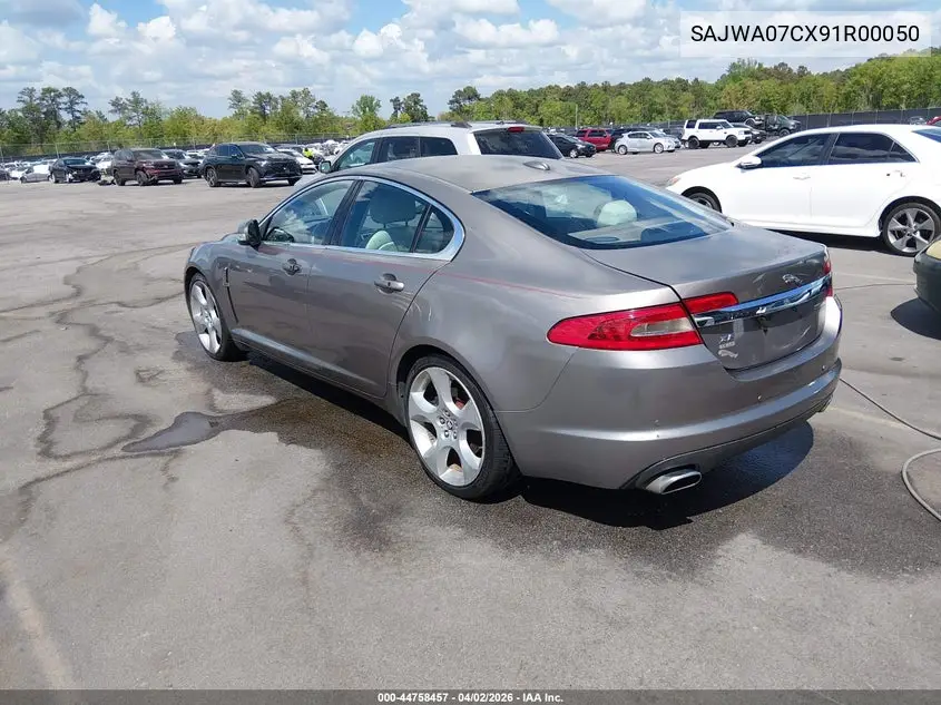 2009 Jaguar Xf Supercharged VIN: SAJWA07CX91R00050 Lot: 44758457