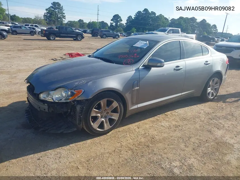 2009 Jaguar Xf Luxury VIN: SAJWA05B09HR09082 Lot: 45050656