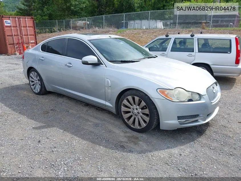 2009 Jaguar Xf Premium Luxury VIN: SAJWA06B29HR04478 Lot: 45099286