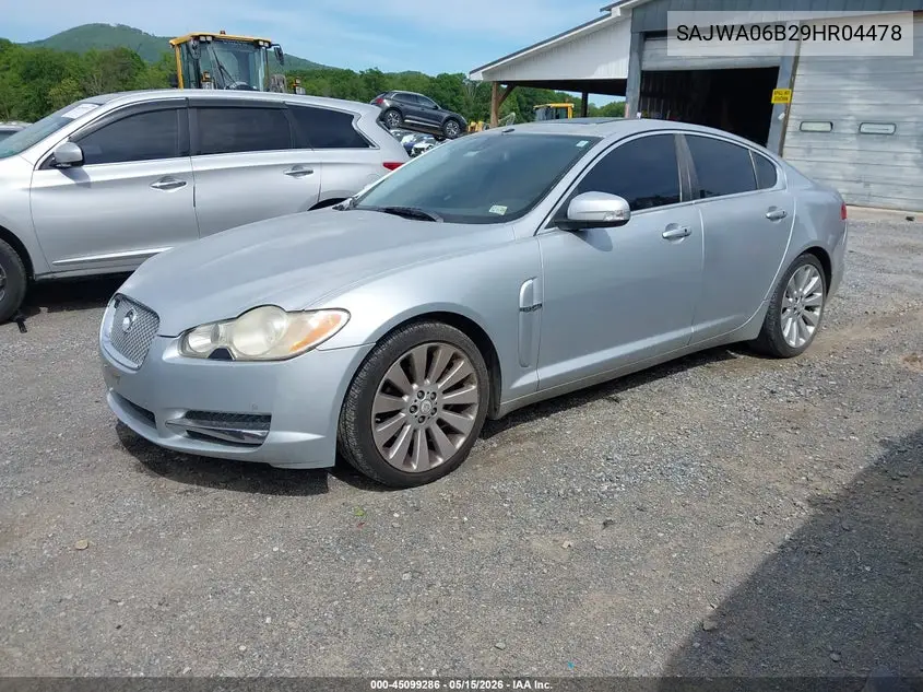 2009 Jaguar Xf Premium Luxury VIN: SAJWA06B29HR04478 Lot: 45099286