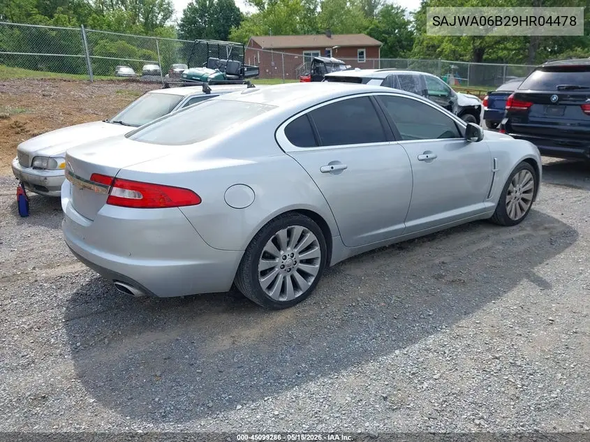 2009 Jaguar Xf Premium Luxury VIN: SAJWA06B29HR04478 Lot: 45099286