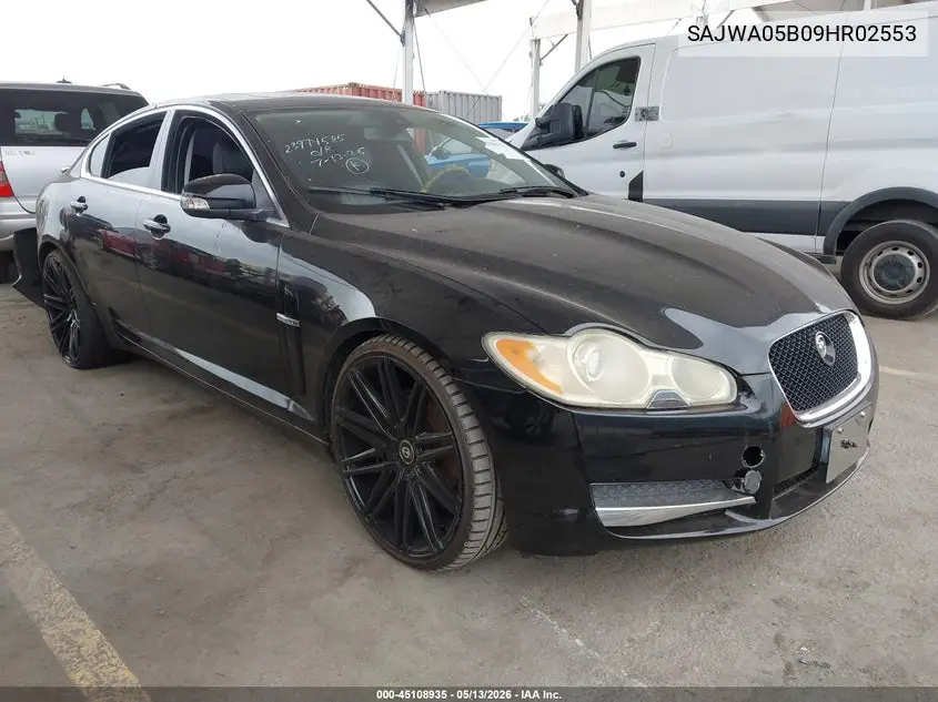 2009 Jaguar Xf Luxury VIN: SAJWA05B09HR02553 Lot: 45108935