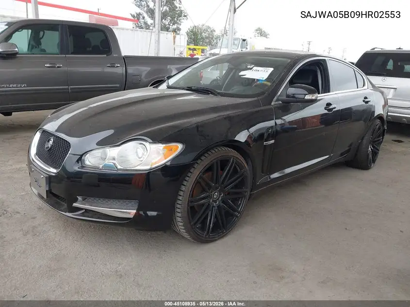 2009 Jaguar Xf Luxury VIN: SAJWA05B09HR02553 Lot: 45108935