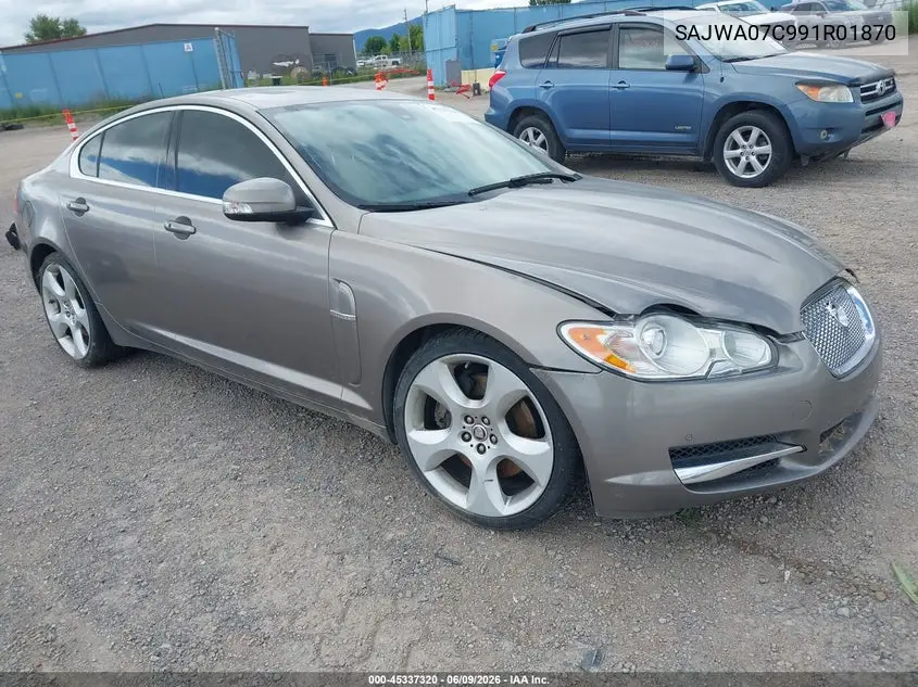 2009 Jaguar Xf Supercharged VIN: SAJWA07C991R01870 Lot: 45337320