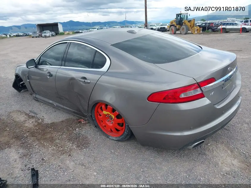 2009 Jaguar Xf Supercharged VIN: SAJWA07C991R01870 Lot: 45337320
