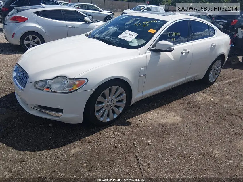2009 Jaguar Xf Premium Luxury VIN: SAJWA06B99HR32214 Lot: 45380141
