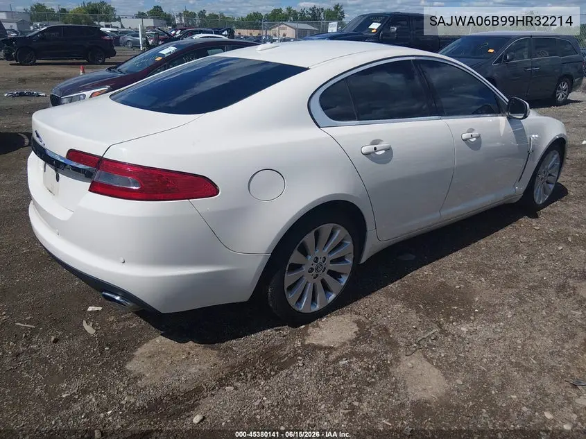 2009 Jaguar Xf Premium Luxury VIN: SAJWA06B99HR32214 Lot: 45380141