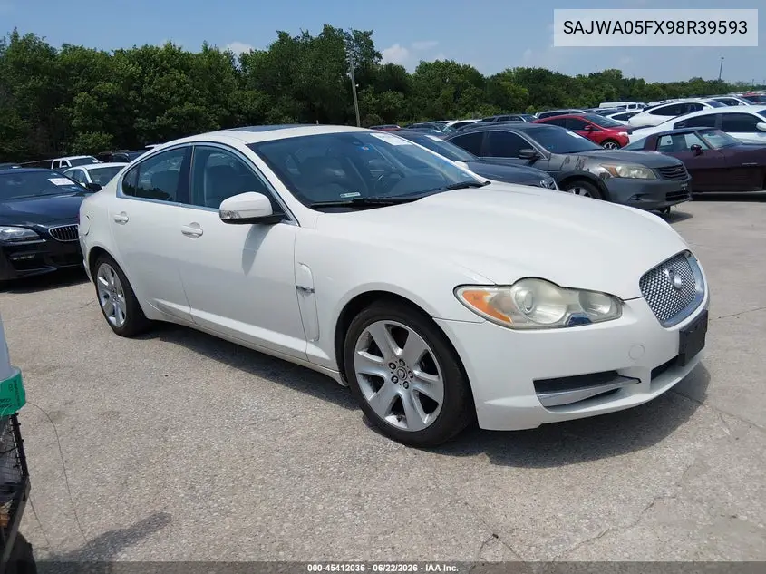 2009 Jaguar Xf VIN: SAJWA05FX98R39593 Lot: 45412036