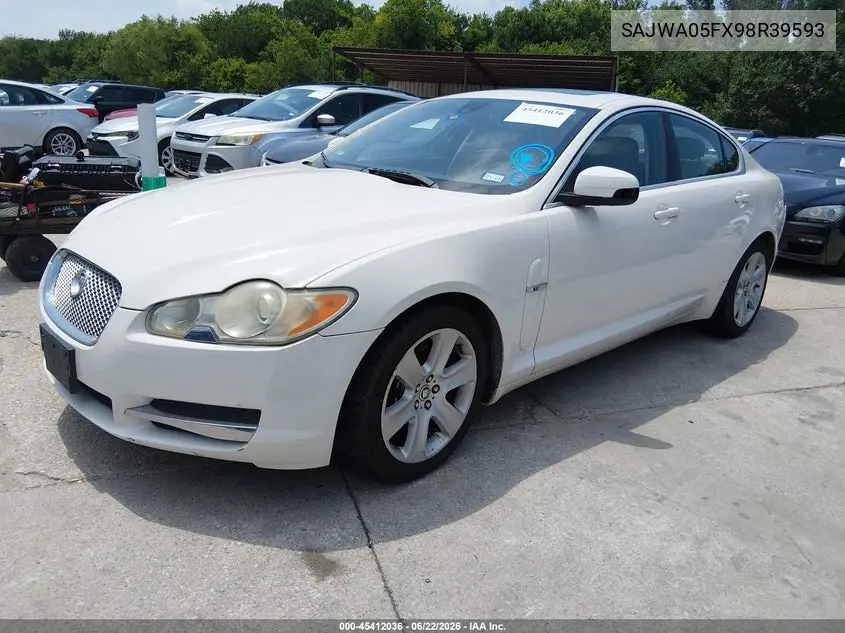 2009 Jaguar Xf VIN: SAJWA05FX98R39593 Lot: 45412036