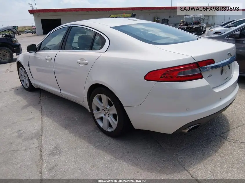 2009 Jaguar Xf VIN: SAJWA05FX98R39593 Lot: 45412036
