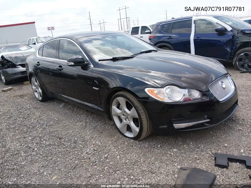2009 Jaguar Xf Supercharged VIN: SAJWA07C791R07781 Lot: 45646890