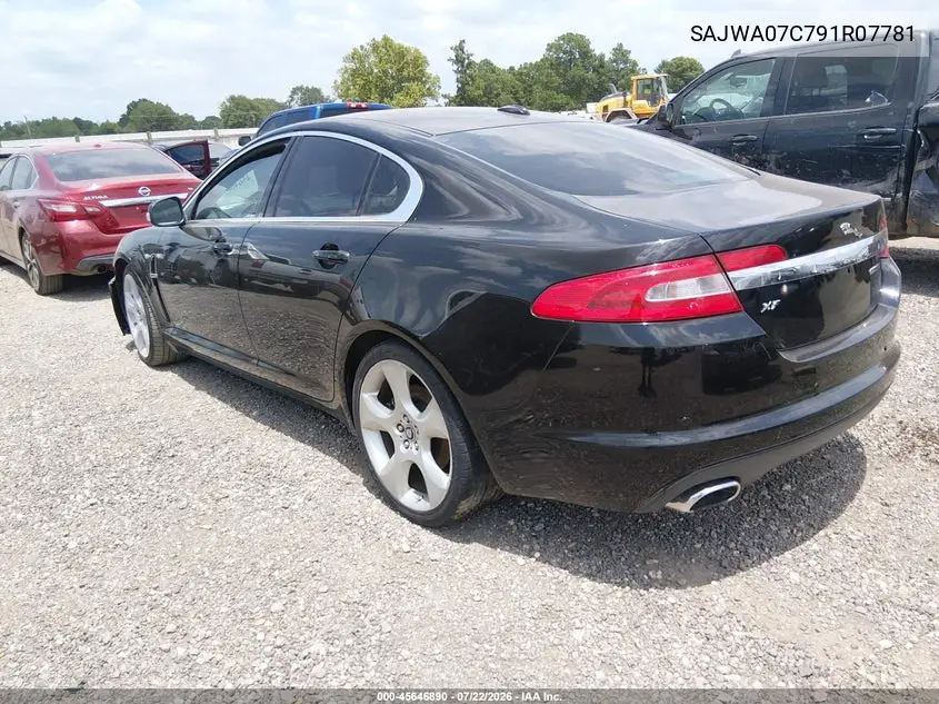 2009 Jaguar Xf Supercharged VIN: SAJWA07C791R07781 Lot: 45646890
