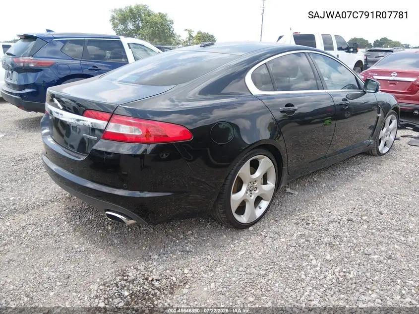 2009 Jaguar Xf Supercharged VIN: SAJWA07C791R07781 Lot: 45646890