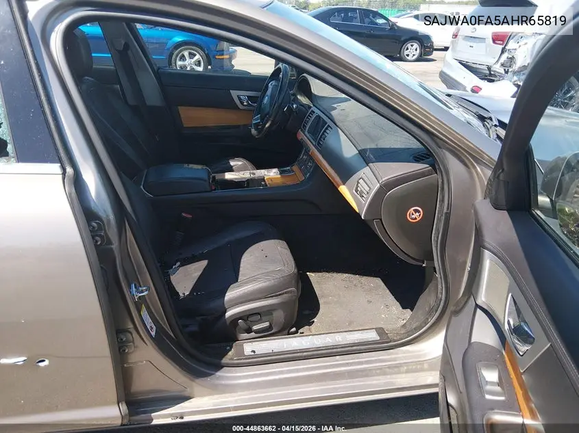 2010 Jaguar Xf VIN: SAJWA0FA5AHR65819 Lot: 44863662