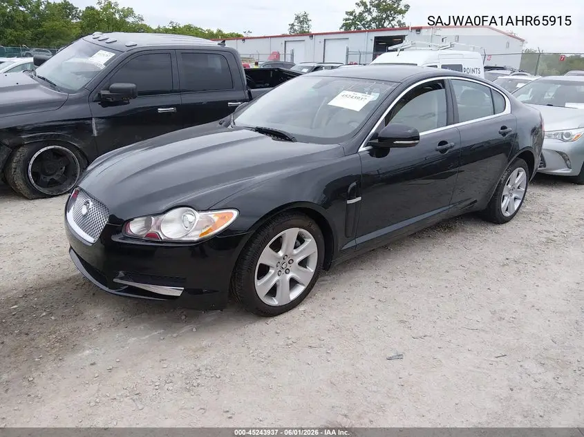 2010 Jaguar Xf VIN: SAJWA0FA1AHR65915 Lot: 45243937