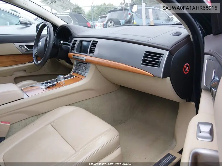 2010 Jaguar Xf VIN: SAJWA0FA1AHR65915 Lot: 45243937