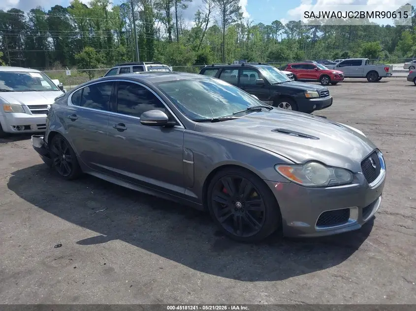 2011 Jaguar Xf Xfr VIN: SAJWA0JC2BMR90615 Lot: 45181241