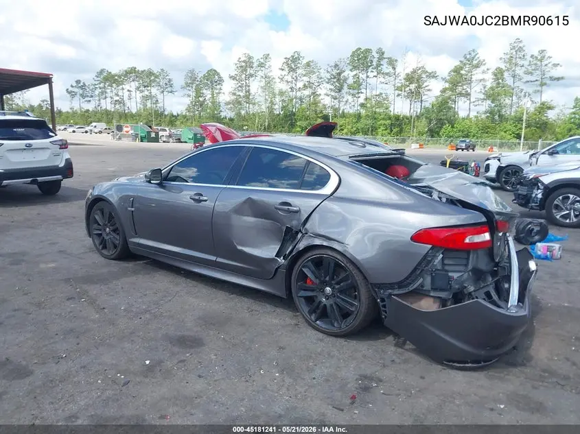 2011 Jaguar Xf Xfr VIN: SAJWA0JC2BMR90615 Lot: 45181241