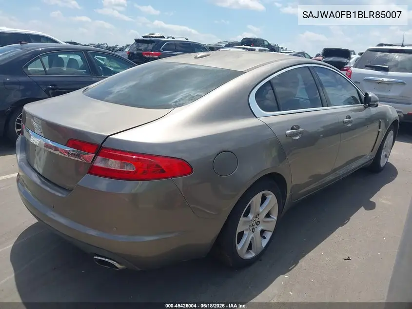 2011 Jaguar Xf VIN: SAJWA0FB1BLR85007 Lot: 45426004