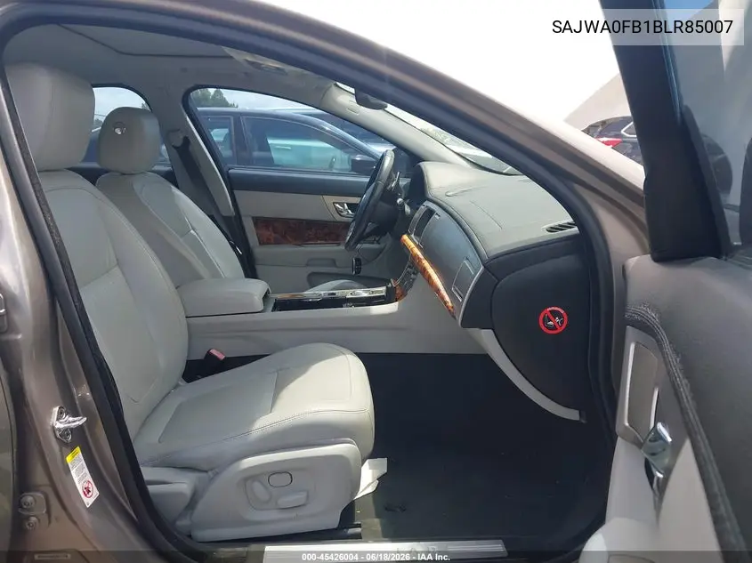 2011 Jaguar Xf VIN: SAJWA0FB1BLR85007 Lot: 45426004