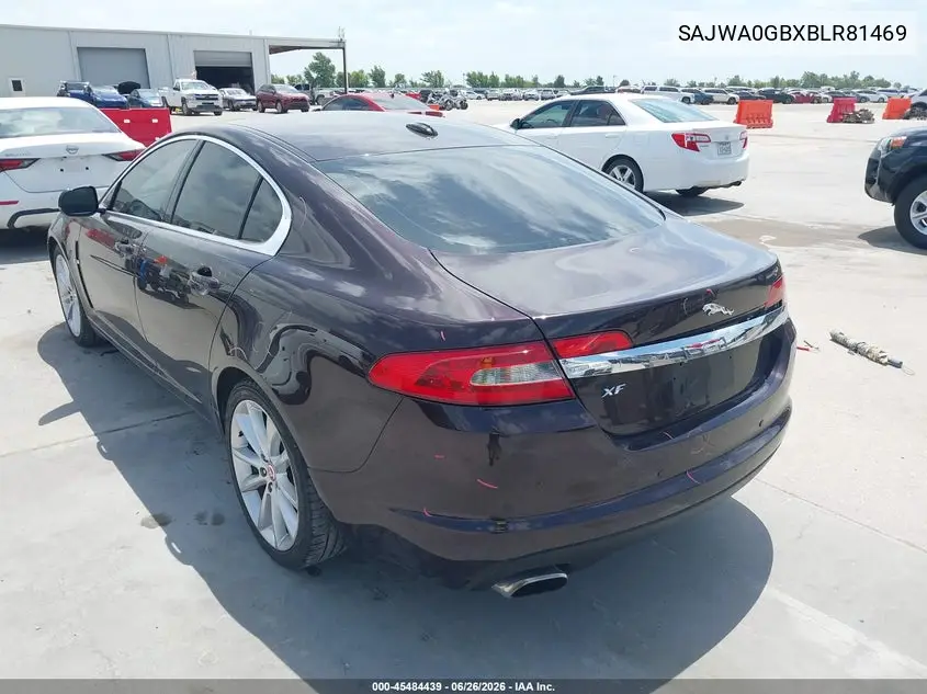 2011 Jaguar Xf Premium VIN: SAJWA0GBXBLR81469 Lot: 45484439