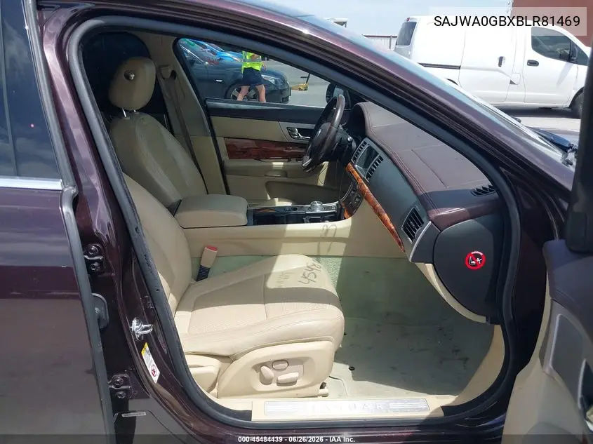 2011 Jaguar Xf Premium VIN: SAJWA0GBXBLR81469 Lot: 45484439