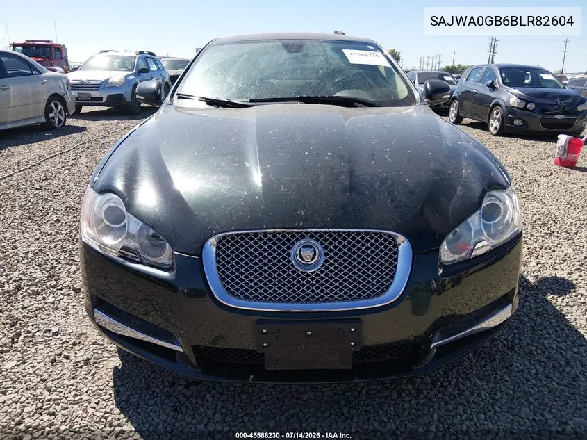 2011 Jaguar Xf Premium VIN: SAJWA0GB6BLR82604 Lot: 45588230