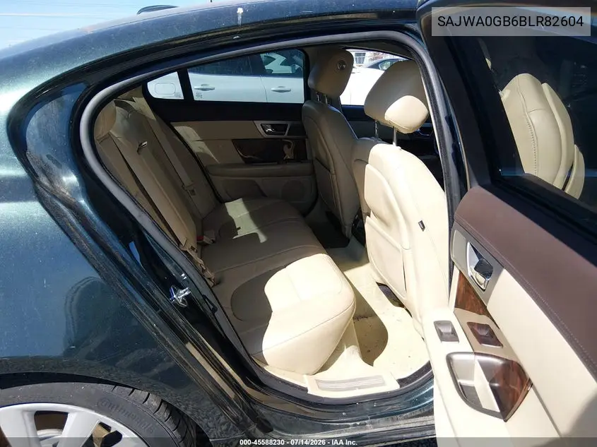 2011 Jaguar Xf Premium VIN: SAJWA0GB6BLR82604 Lot: 45588230
