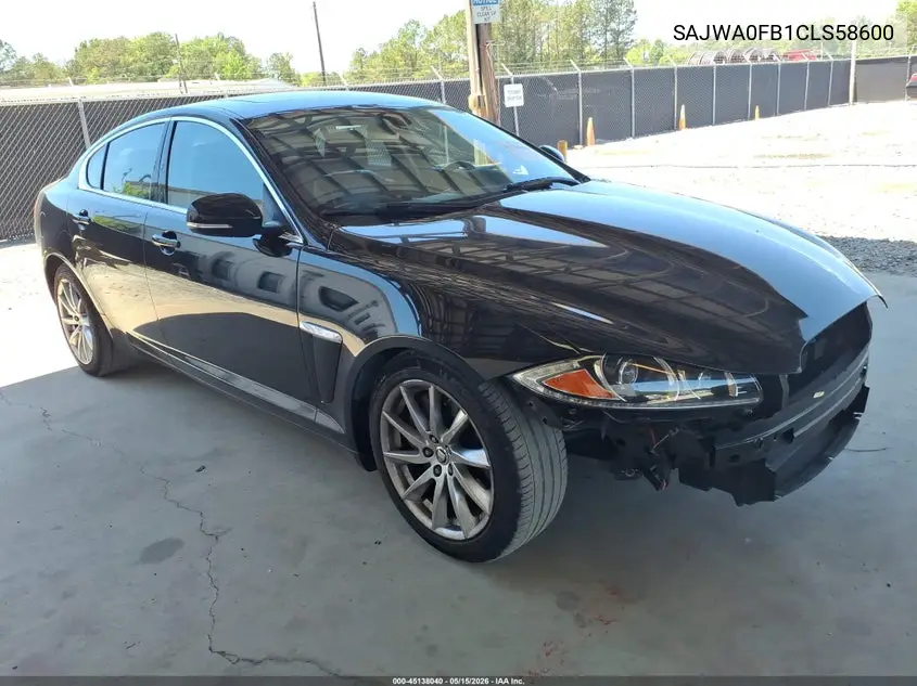 2012 Jaguar Xf VIN: SAJWA0FB1CLS58600 Lot: 45138040