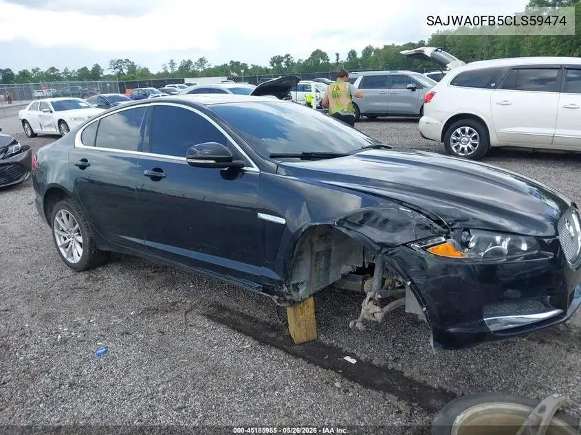 2012 Jaguar Xf VIN: SAJWA0FB5CLS59474 Lot: 45185985