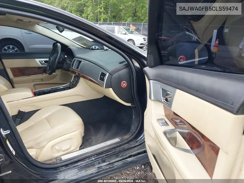 2012 Jaguar Xf VIN: SAJWA0FB5CLS59474 Lot: 45185985