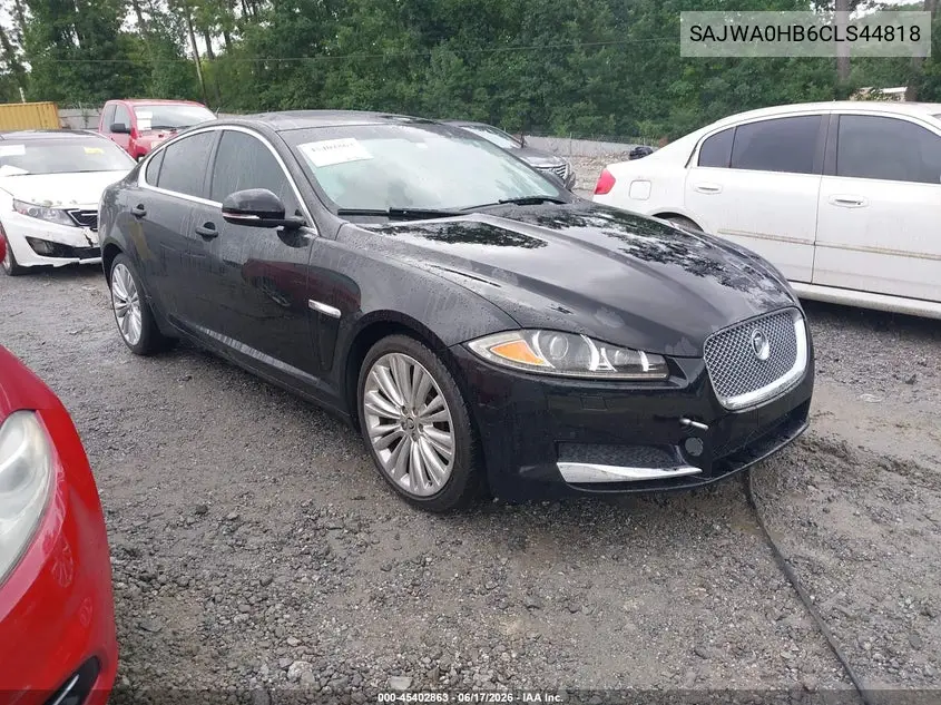 2012 Jaguar Xf Portfolio VIN: SAJWA0HB6CLS44818 Lot: 45402863
