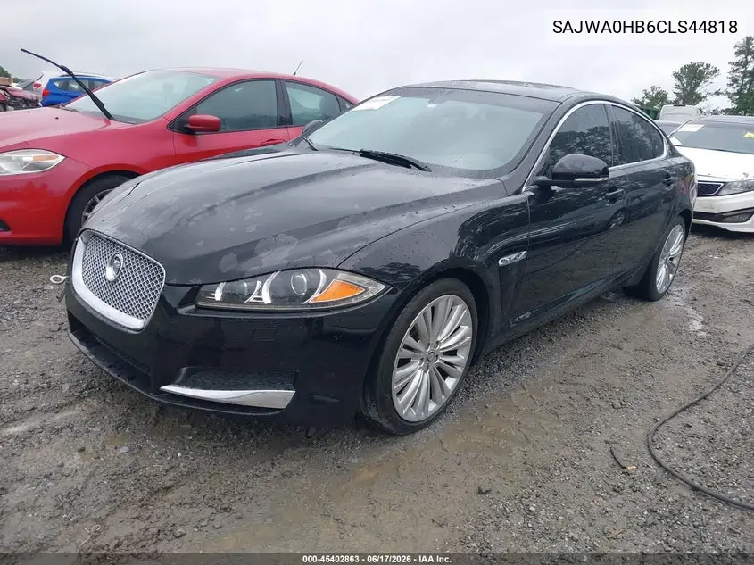2012 Jaguar Xf Portfolio VIN: SAJWA0HB6CLS44818 Lot: 45402863