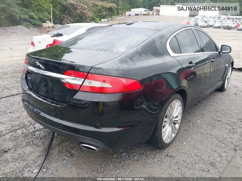 2012 Jaguar Xf Portfolio VIN: SAJWA0HB6CLS44818 Lot: 45402863